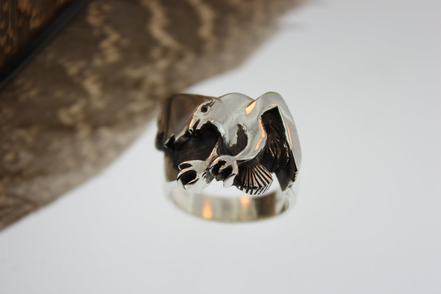 Silver Hawk ring