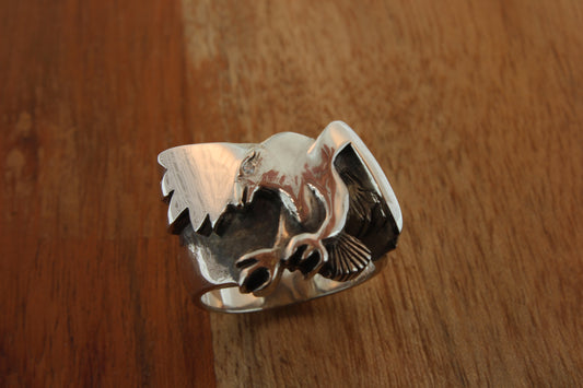 Silver Hawk ring