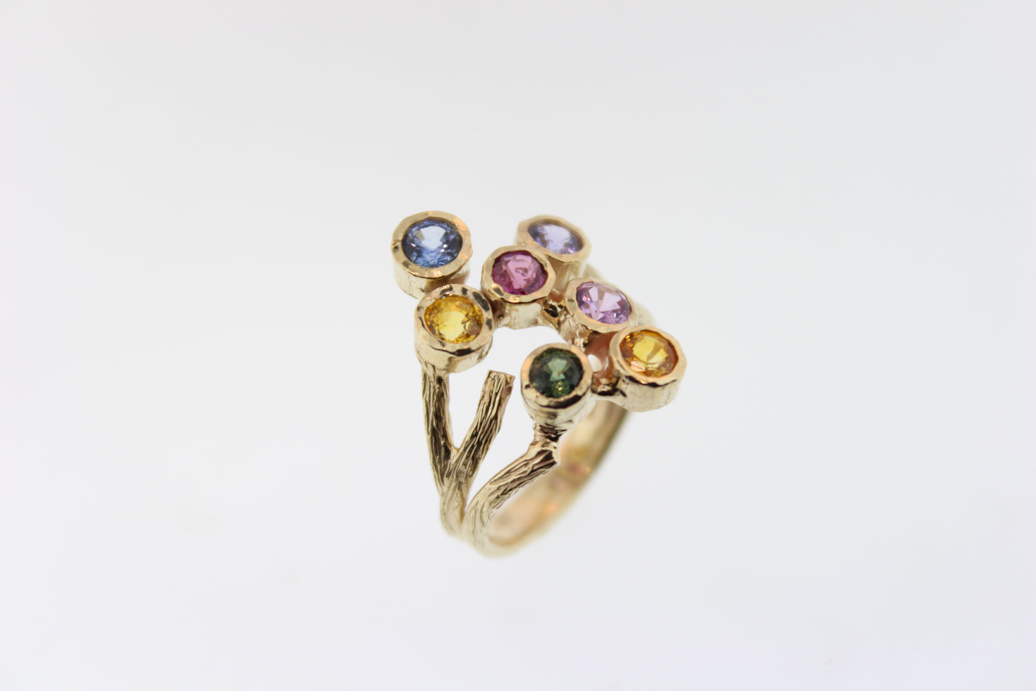 Multi-color Sapphire Ring