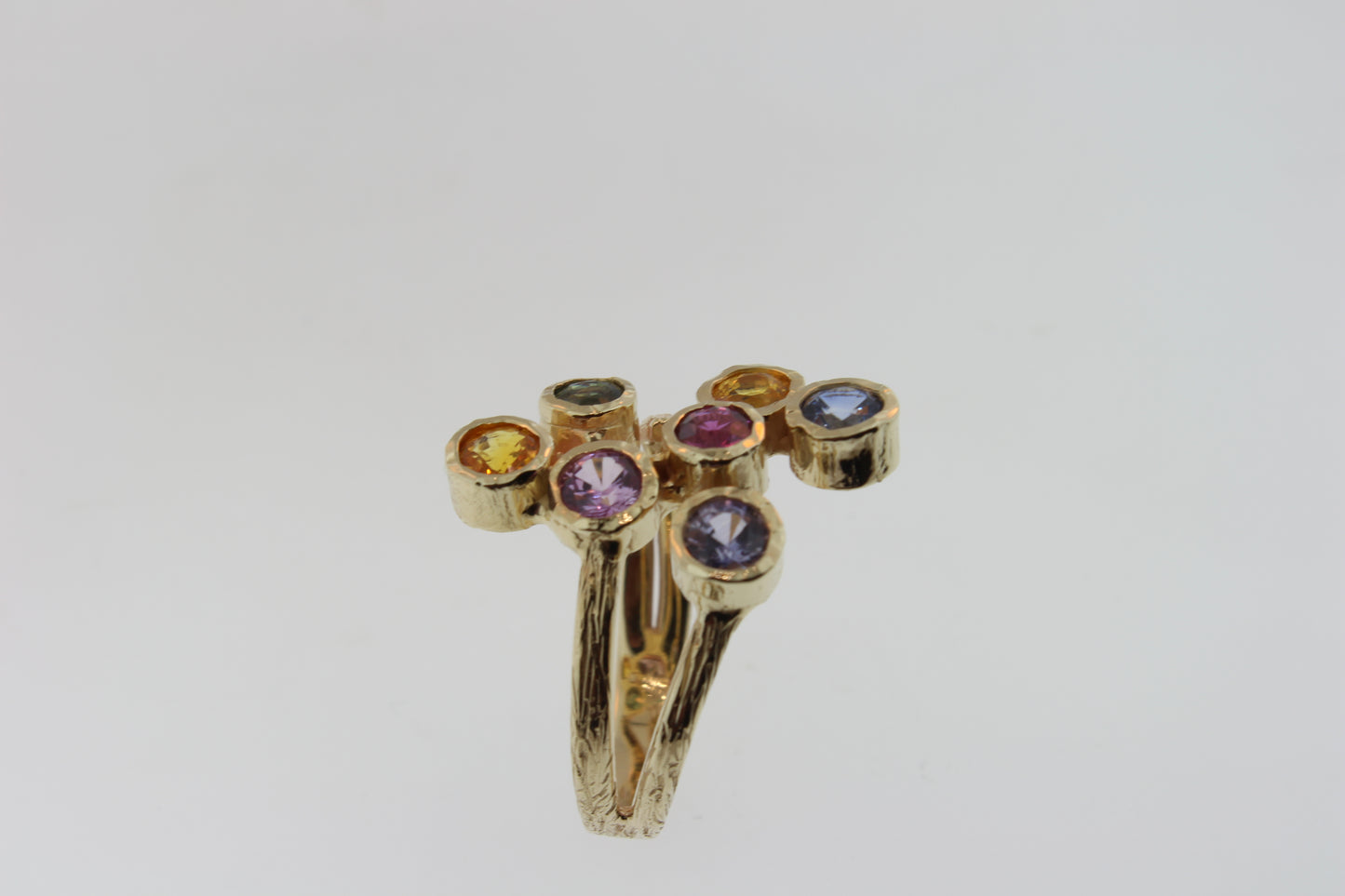 Multi-color Sapphire Ring